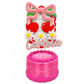 Cherry Blossom Personalized Cake Topper