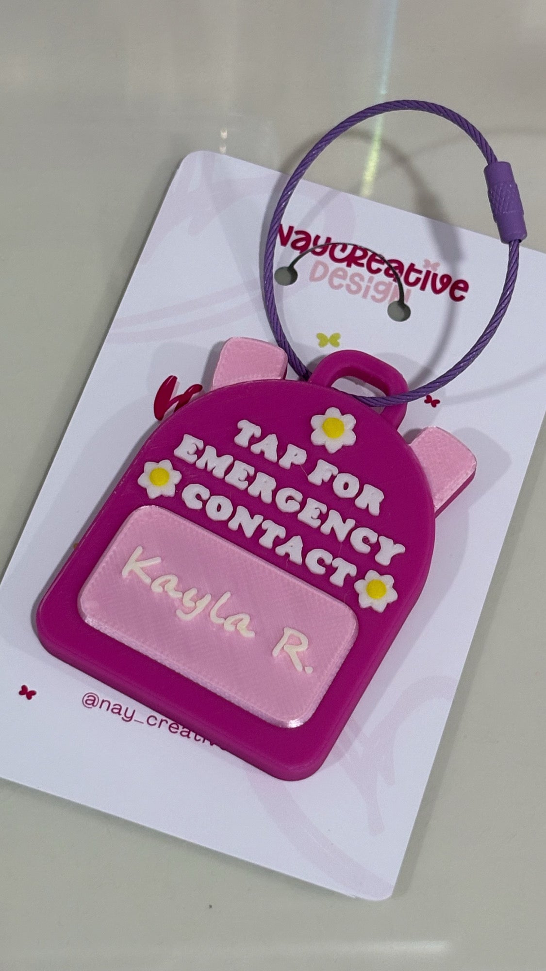 Backpack Keychain